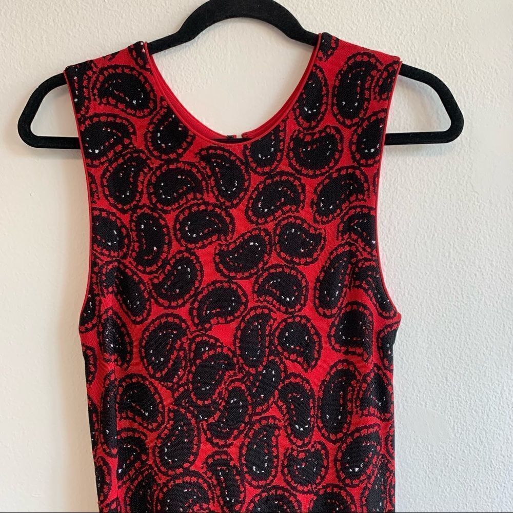 ISSA LONDON RED MIDI DRESS - Picture 9 of 15